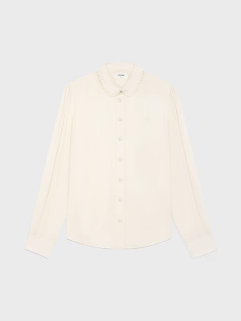 CELINE mia shirt in silk crêpe and acetate