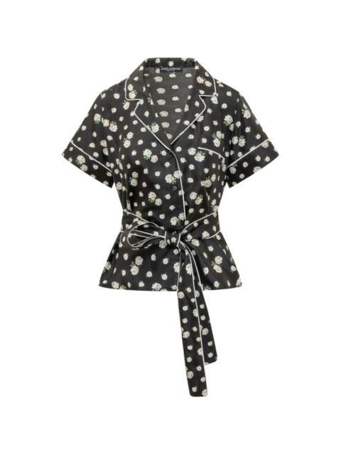 Dolce & Gabbana Vanity floral-print shirt