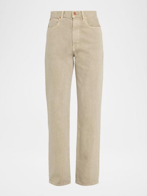 SLVRLAKE London High-Rise Straight-Leg Jeans