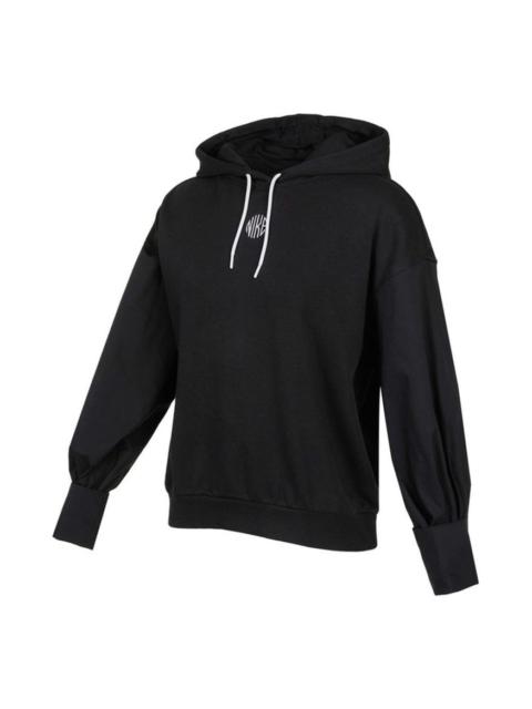 (WMNS) Nike Sportswear Icon Clash Embroidery Logo Hoodie  'Black' DD5053-010