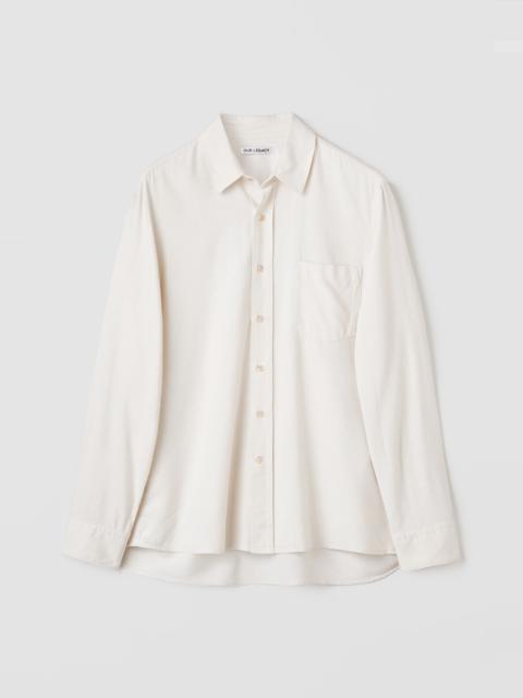 Classic Shirt White Silk
