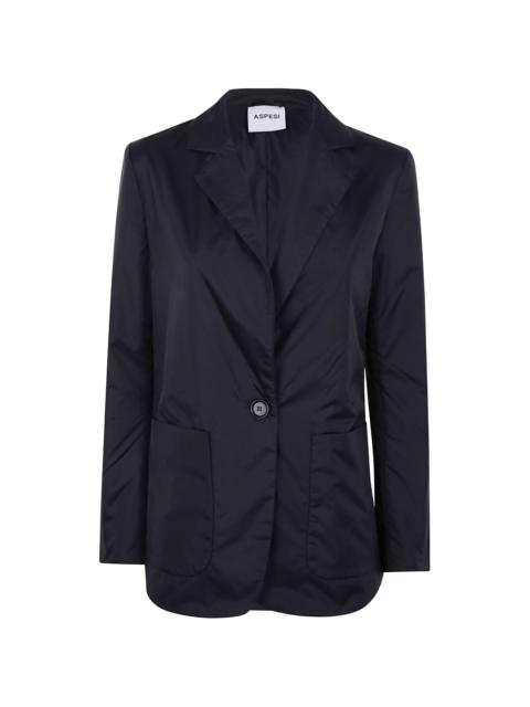 Aspesi patch-pocket single-breasted blazer
