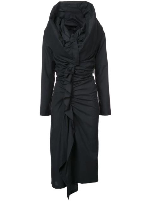 Yohji Yamamoto gathered dress