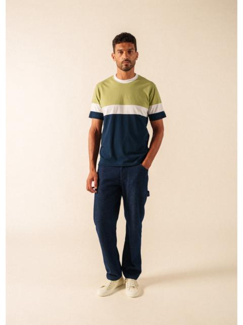 SAINT JAMES PEYO Color Block Cotton T-Shirt