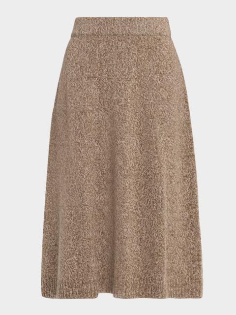 WEEKEND Max Mara Barnaba Wool Knit Midi Skirt