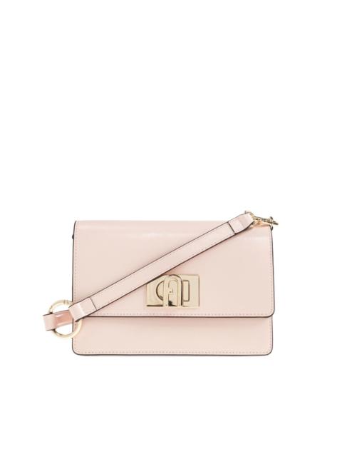 FURLA logo clasp shoulder bag