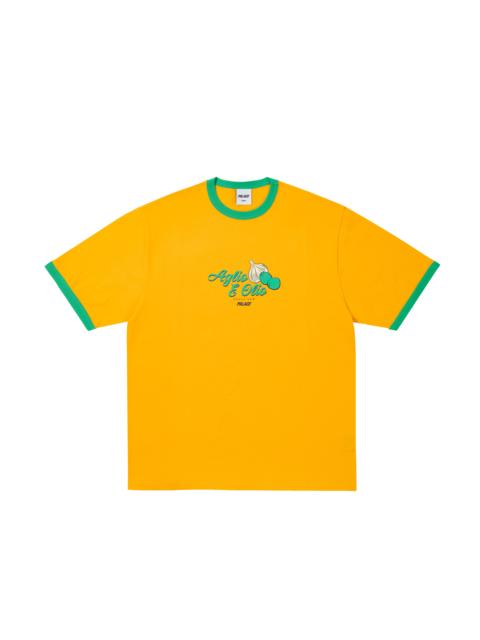 PALACE AGLIO E OLIO RINGER T-SHIRT SUNNY YELLOW