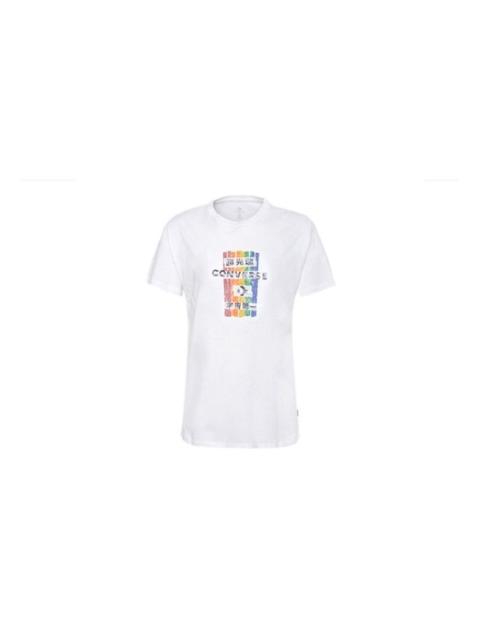 Converse (WMNS) Converse Slim Fit Printing Short Sleeve White 10018492-A01