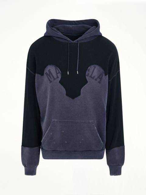 Maison Margiela Desconstruction Hoodie in Vintage Blue