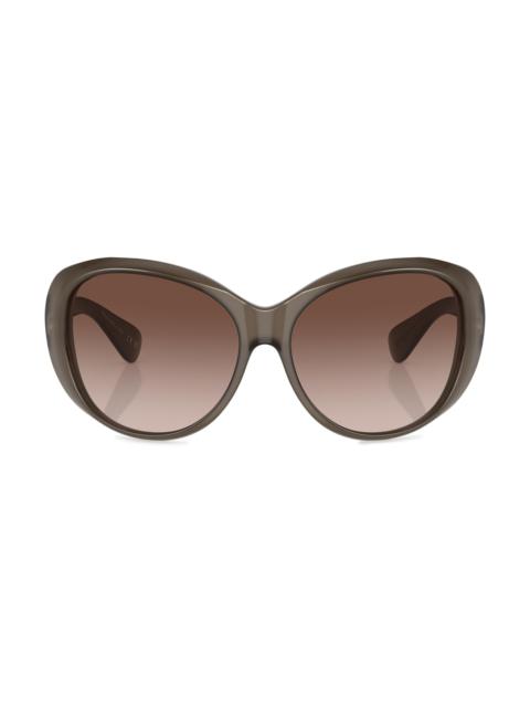 Oliver Peoples Women's Maridan 62MM Round Sunglasses - Taupe Brown Gradient