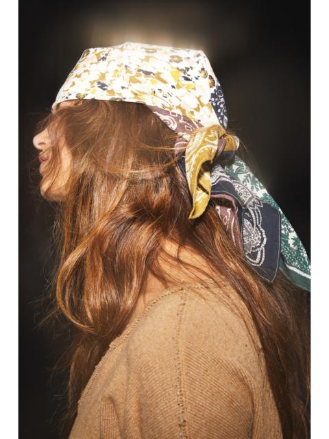 FREE PEOPLE Quilted Star Print Bandana