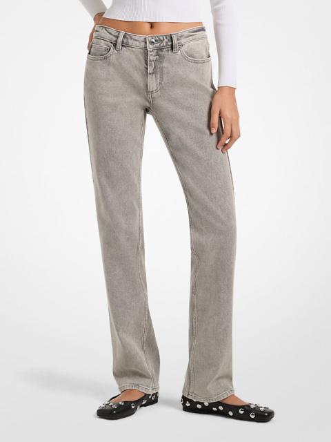 MICHAEL KORS Stretch Denim Cigarette Jeans