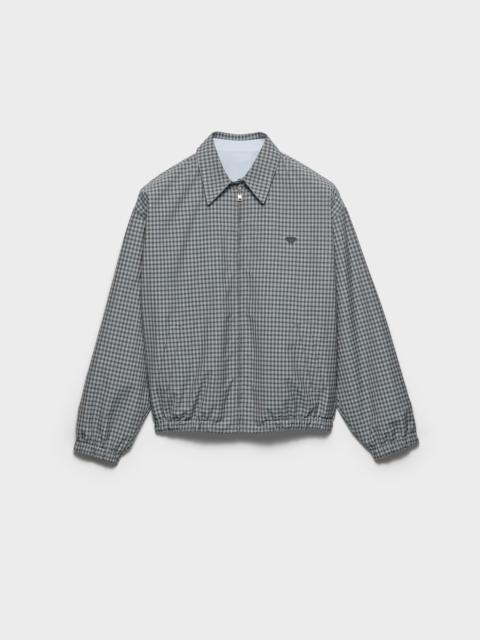 Prada Checked poplin jacket