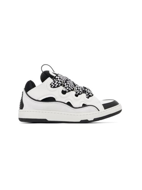 Lanvin White Curb Sneakers