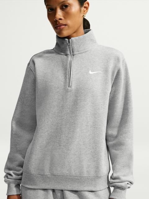 Nike Nike Studio Fleece Medium Weight Women's 1/4-Zip Top