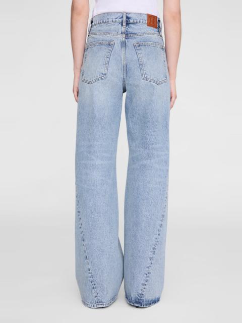 ANINE BING Brie Jean 33" - Reservoir Blue
