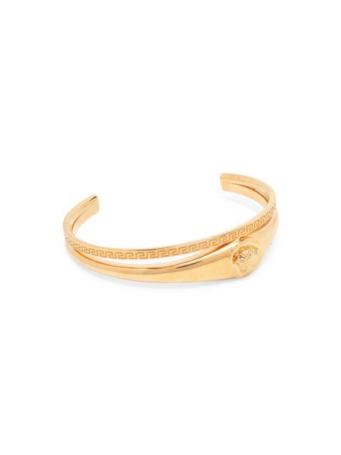 VERSACE Men's Double Medusa Goldtone Cuff Bracelet - Gold