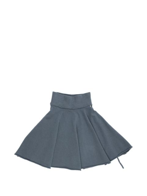 extreme cashmere A-line mini skirt