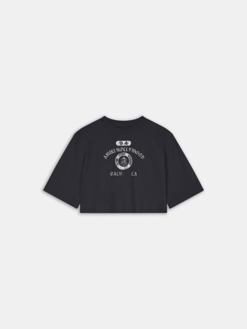 AMIRI WOMEN'S COLLEGIATE V NECK BABY TEE