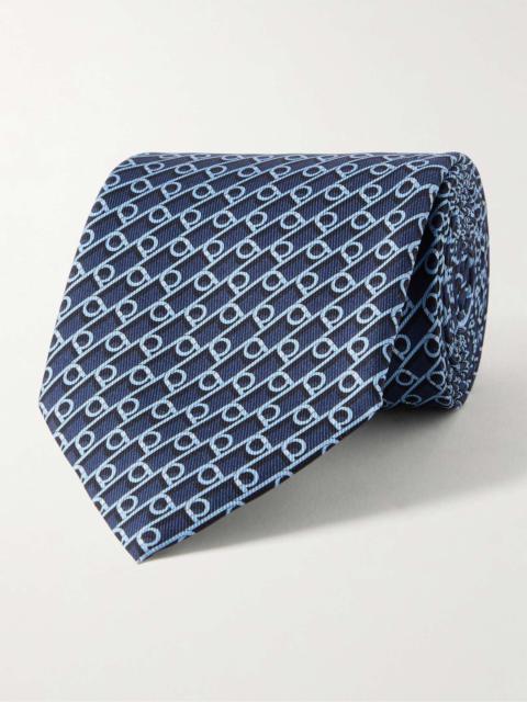 FERRAGAMO 8cm Printed Silk-Twill Tie