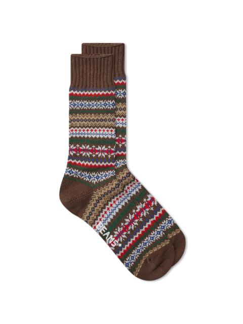 Beams Plus Fair Isle Sock