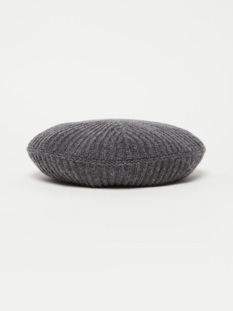 WEEKEND Max Mara CARPI Rib-knit wool beret