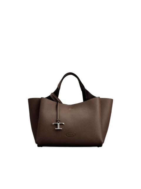logo-embossed tote bag