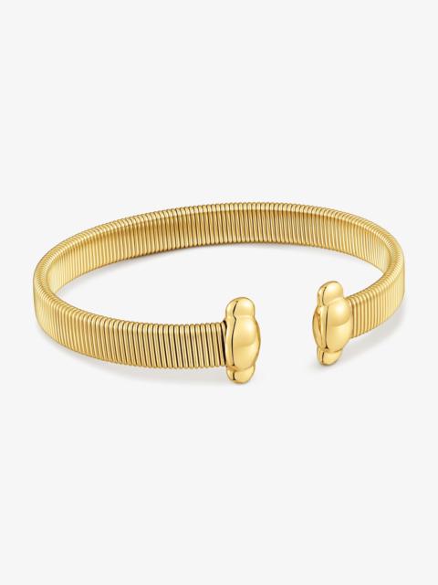 TOUS Gold-colored steel Bangle Head to TOUS