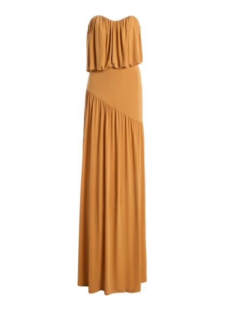 THIRD FORM Withheld Gathered Crepe Maxi Dress