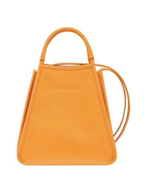 Le Foulonné S Handbag Apricot - Leather