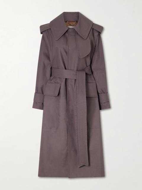 Victoria Beckham Philippa Belted Cotton Trench Coat