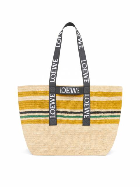 Loewe Fold Shopper in raffia