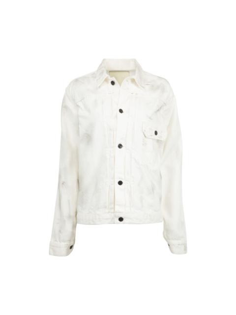 FULLCOUNT 2107 DIRTY WHITE DENIM JACKET