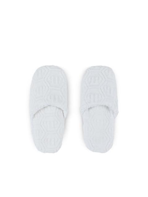 PHILIPP PLEIN Hexagon Puffy slippers