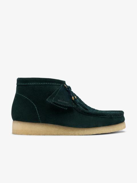 Clarks Originals Wallabee Boot Forest Green Weave