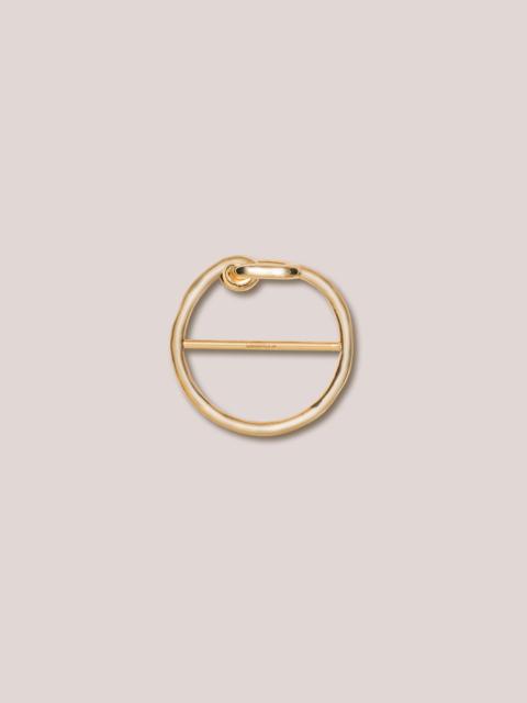 Nanushka SCARF RING - Gold-tone metal scarf ring