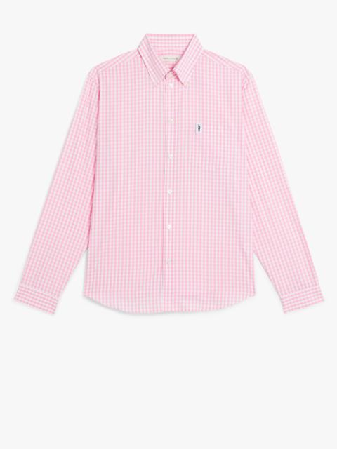 BLOOMSBURY PINK CHECK COTTON SHIRT | GSC-107