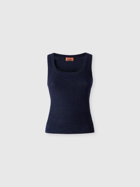 Missoni Chevron jacquard tank top