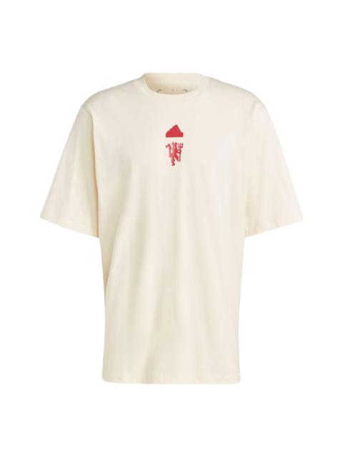 adidas adidas Manchester United LFSTLR Oversized T-Shirts 'White Red' IA8552
