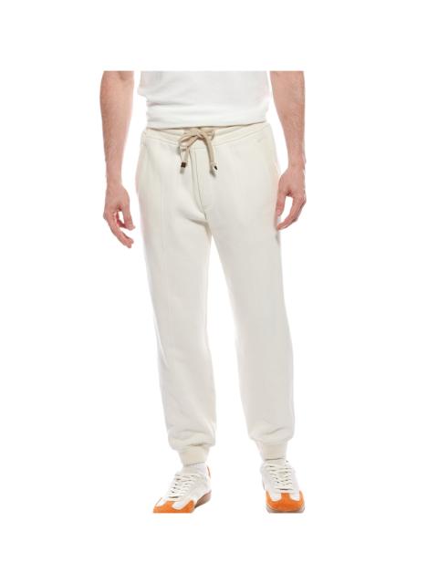 Brunello Cucinelli Drawstring Jogger Pants "Cream" BRUN309