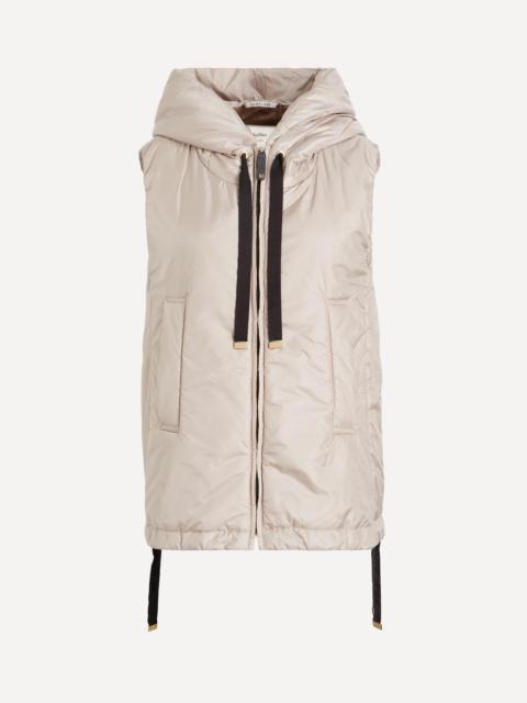 Max Mara Beige Greengo Water-Repellent Hooded Gilet
