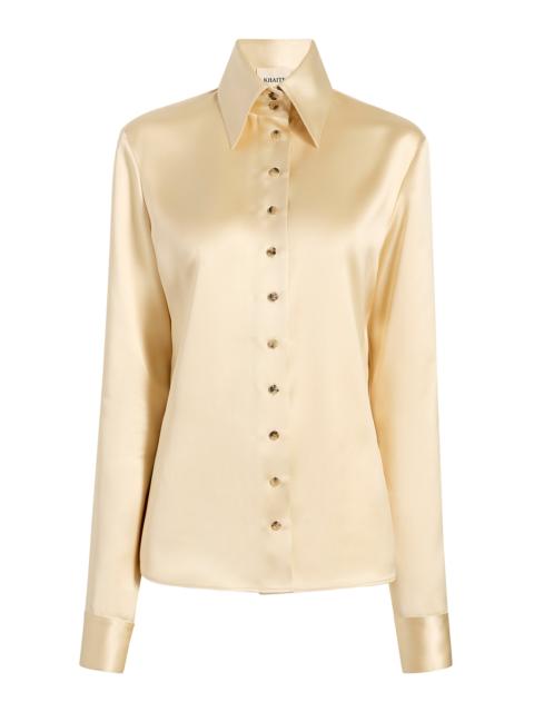 KHAITE Ivy Shirt gold