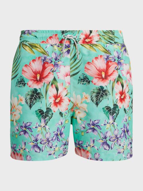 Ralph Lauren Men's Amalfi Botanical Swim Trunks