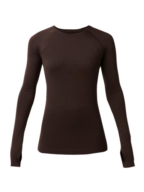 Sweaty Betty Athlete Textured Stripe Long Sleeve Tee