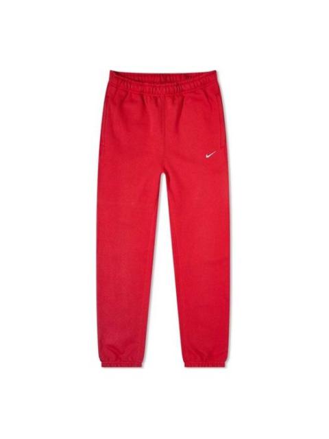 Nike Lab Logo Retro Classic Fleece Lined Bundle Feet Sports Pants Red CD6394-687