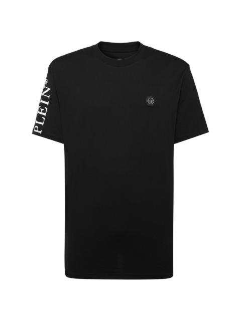 PHILIPP PLEIN logo-patch cotton t-shirt