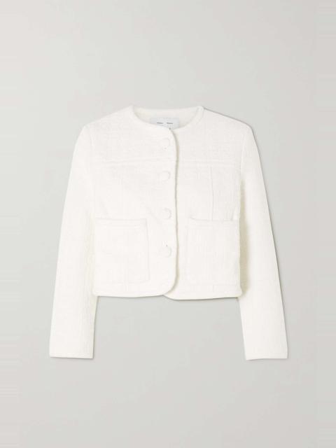 Proenza Schouler Cropped cotton-tweed jacket