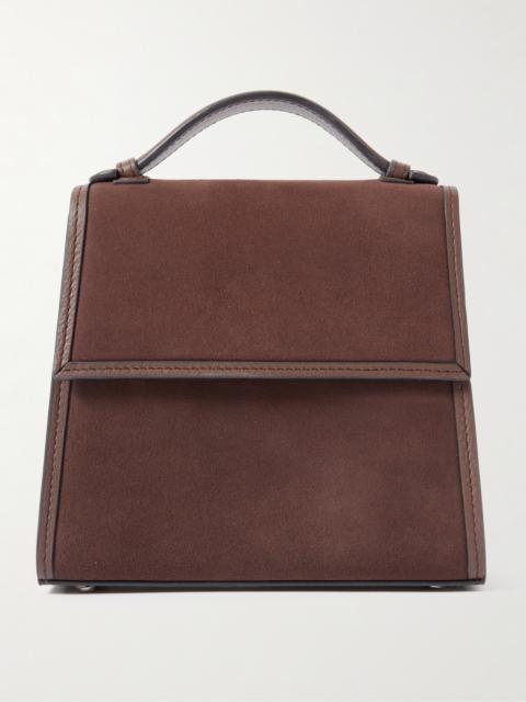 HUNTING SEASON Small Leather-trimed Suede Tote