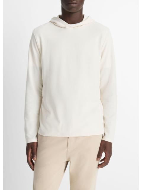 Vince Pima Cotton Piqué Hoodie