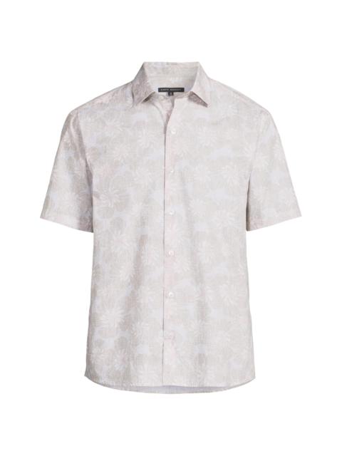 ROBERT BARAKETT Men's Aspen Woven Shirt - Tan